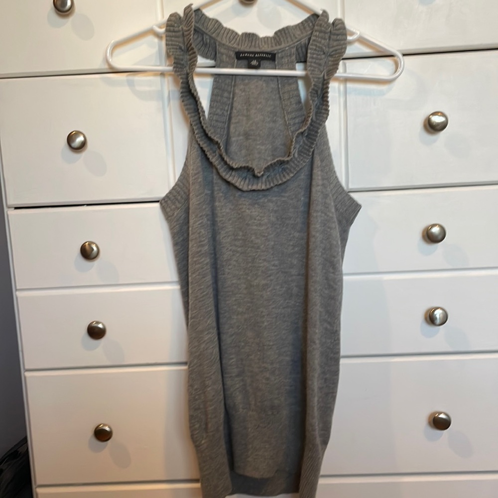 Banana Republic wool racerback knit tank